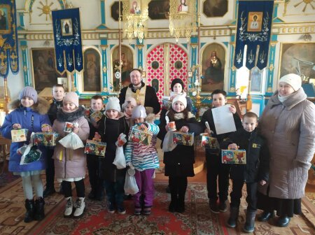 Рождественские выступления детей в Покровском храме г.Клецка
