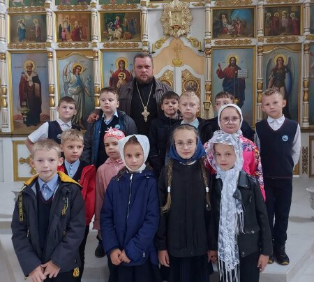 Учащиеся первой городской школы побывали в храме