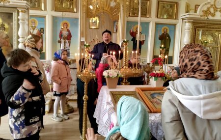 Школьники побывали в храме святого пророка Иоанна Предтечи д.Садовая