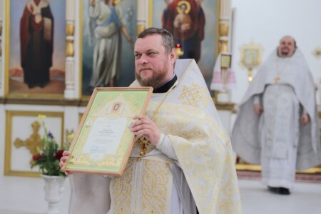 Клетчан поздравили Архиерейскими грамотами в праздник Вознесения Господня