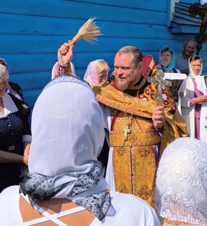 Праздничная соборная служба была совершена в храме аг.Голынка