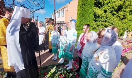 Клецк посетил Митрополит Вениамин