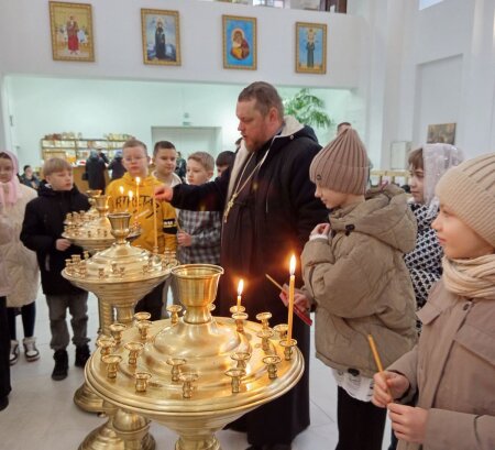 Дом Божий в Клецке посетили дети