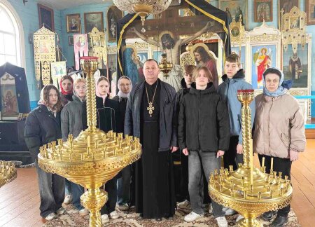 Ребятам Заостровечской СШ рассказали о Пасхе