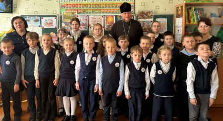 Пасхальное мероприятие с участием иерея Андрея Евшеля прошло в городской школе