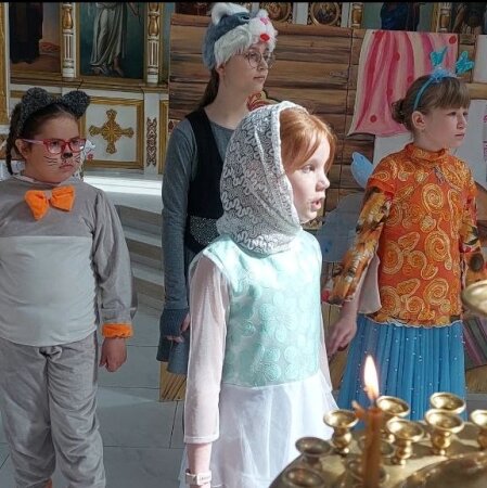 Пасхальные поздравления от воспитанников воскресной школы