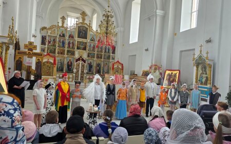Театрализованное представление состоялось в Воскресенском храме