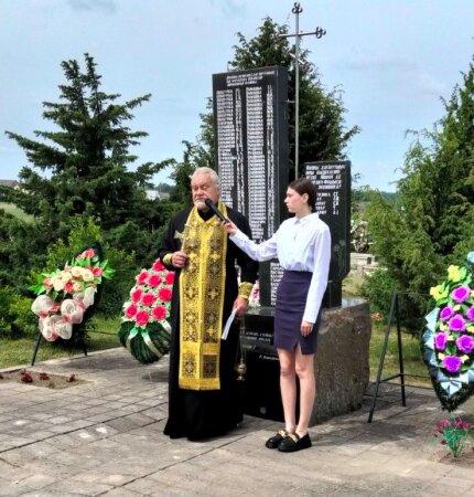 В Морочи молитвенно почтили память жертв войны