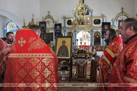 В Клецке молитвенно почтили память священномученика Иоанна, пресвитера Чижевичского и Клецкого